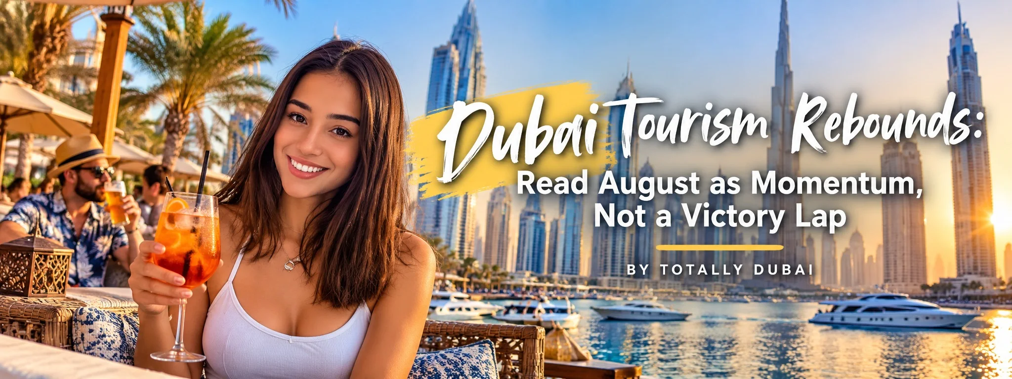 Dubai skyline and hotel district during the 2026 tourism recovery